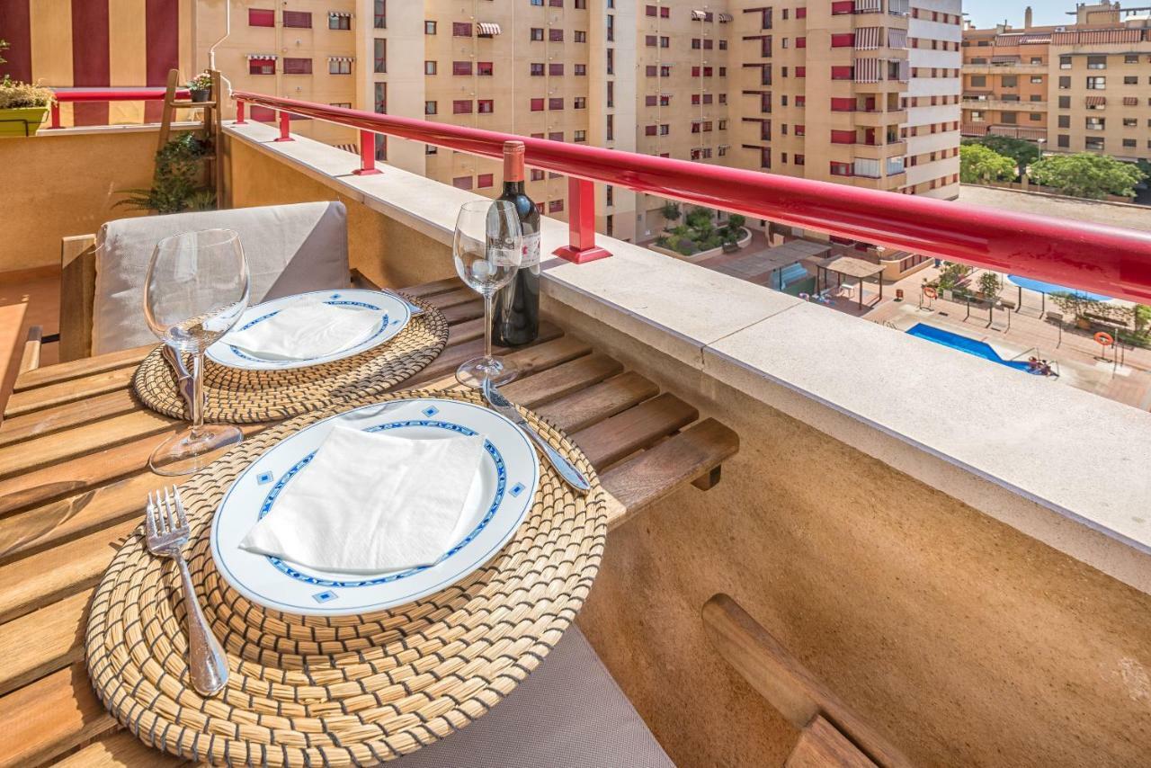 Apartamento Parque Litoral Малага Экстерьер фото